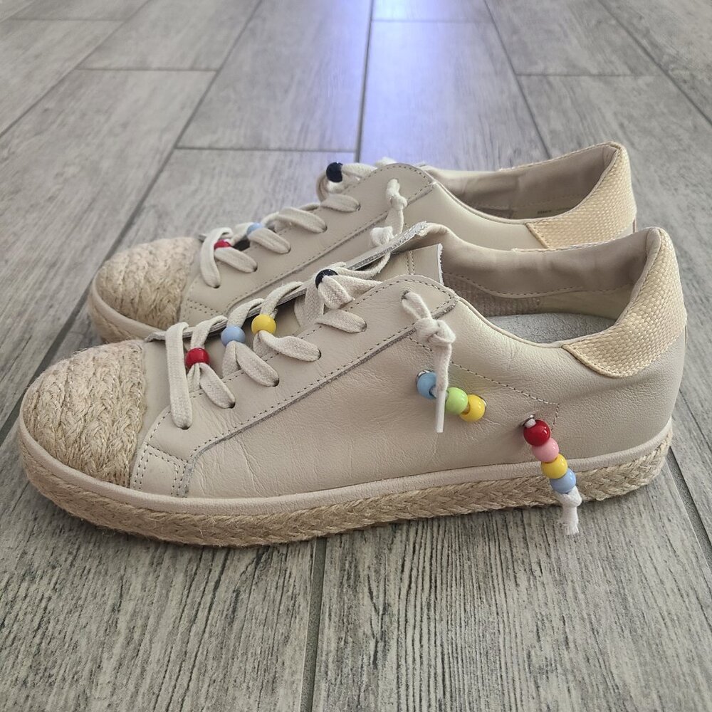 Dolce Vita Zoe Ivory Raffia Beaded Leather Sneakers
SIZE 9 ✨✨GUC✨✨ - Picture 5 of 14